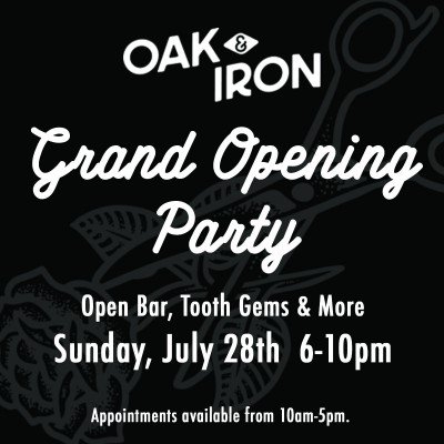 Oak & Iron Grand Opening Party