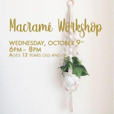 Macramé Workshop with MUSEjar — Oct 9, 2019
