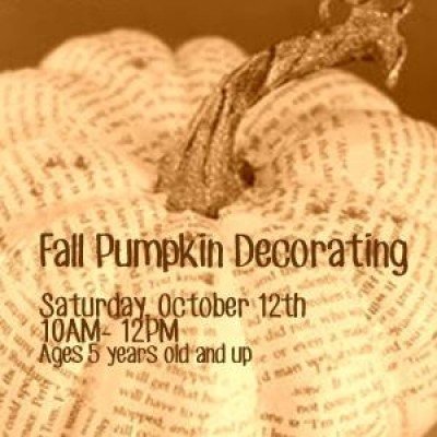 Pumpkin Decorating  with Papercraft Miracles — Oct 12, 2019