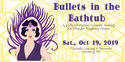 Bullets in the Bathtub: A fully interactive comedic Roaring 20s Murder Mystery Dinner — Oct 19, 2019