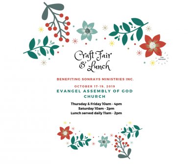 Craft Fair and Lunch — Oct 17, 2019