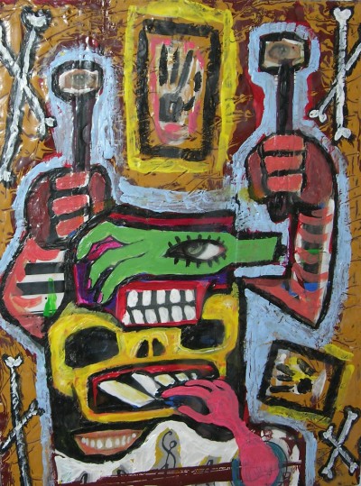 Spooky Art Show With Music, Paintings