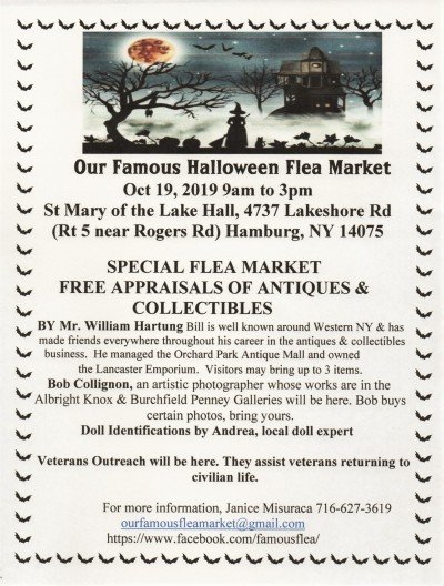 Our Famous Halloween Flea Market — Oct 19, 2019