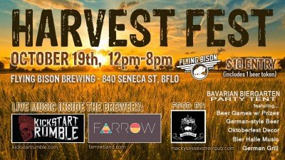 Farrow at Flying Bison's Harvest Fest — Oct 19, 2019