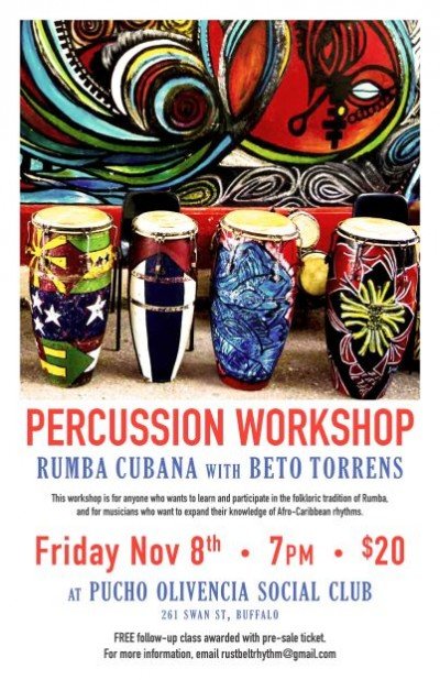 Percussion Workshop: Rumba with Beto Torrens
