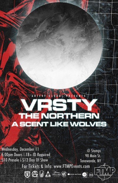 VRSTY, The Northern, & A Scent Like Wolves in Buffalo, NY — Dec 11, 2019