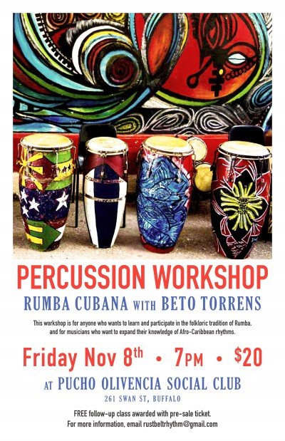 Drumming Workshop: Rumba w/ Beto Torrens
