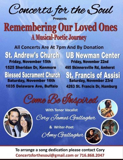 Remembering Our Loved Ones: A Musical-Poetic Journey — Nov 15, 2019