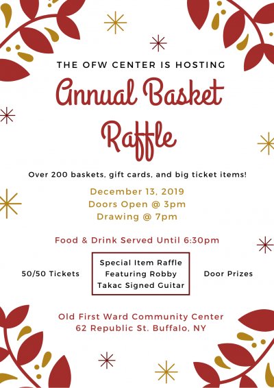 Old First Ward Basket Raffle — Dec 13, 2019