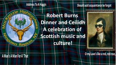 Robert Burns Dinner and Ceilidh
