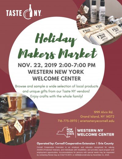 Taste NY Holiday Makers Market — Nov 22, 2019