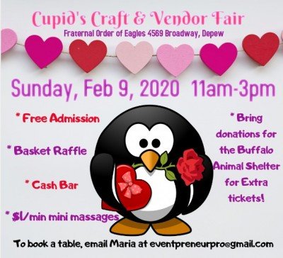 Cupid's Craft & Vendor Fair — Feb 9, 2020