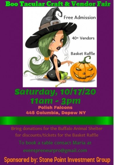 Boo Tacular Craft & Vendor Fair — Oct 17, 2020