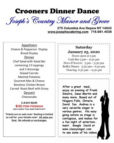 Crooner's Dinner Dance