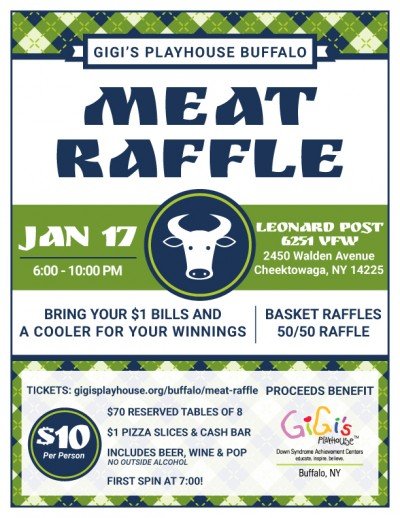 GiGi's Playhouse Buffalo Meat Raffle