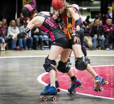 Queen City Roller Derby Saucies v. Devil Dollies