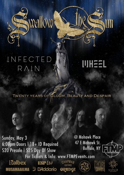 Swallow the Sun, Infected Rain, & Wheel