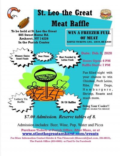 St. Leo the Great Meat Raffle — Feb 8, 2020