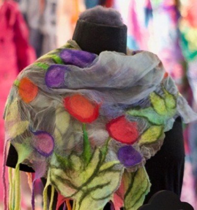 Nuno-Felted Scarf