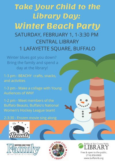 Take Your Child to the Library Day: Winter Beach Party
