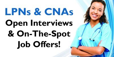 New Year New Career Job Fair for LPNs, CNAs