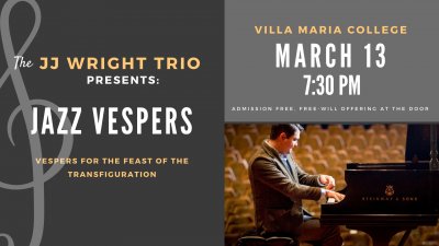 Jazz Vespers with the JJ Wright Trio
