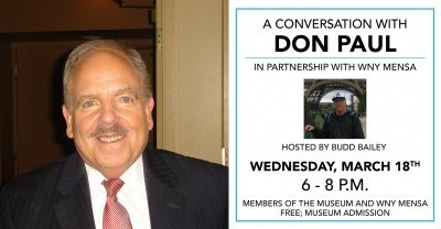 POSTPONED - A Conversation with Don Paul