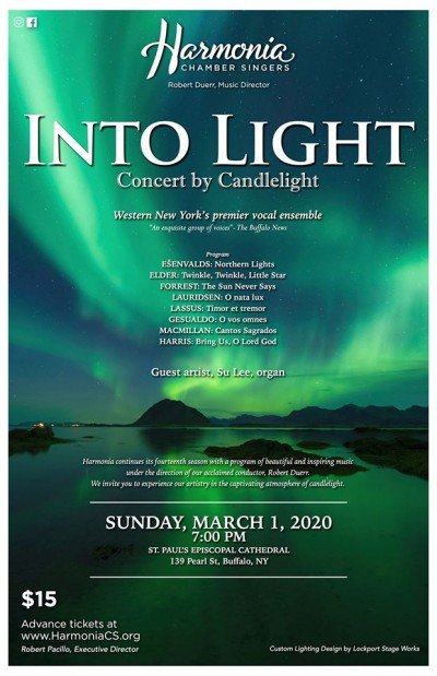 Harmonia Chamber Singers present 'Into Light'