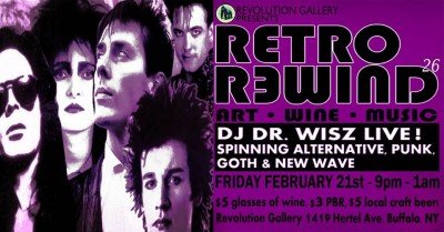 Retro Rewind DJ Party at Revolution Gallery — Feb 21, 2020