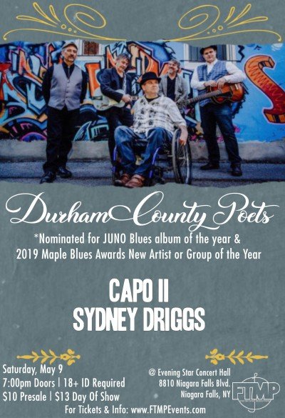 Durham County Poets in Niagara Falls, NY — Feb 28, 2020