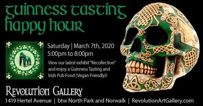 Guinness Tasting Happy Hour at Revolution Gallery