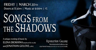 Songs from the Shadows with Elena Erokhina and Jonathan Golove