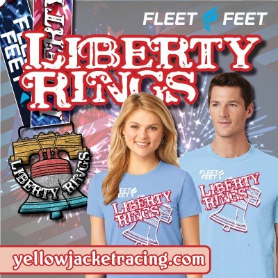 Liberty Rings Virtual 5K, 5 Mile, 15K
