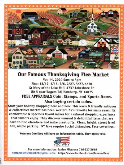 Our Famous Thanksgiving Flea Market