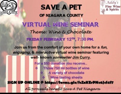 Virtual Wine Seminar to Help Cats and Dogs
