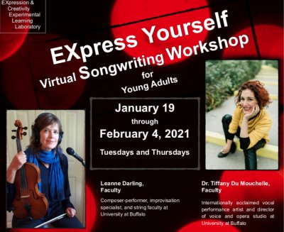 ExPress Yourself Virtual Songwriting Workshop for Young Adults
