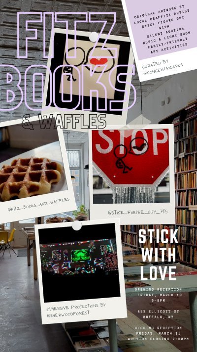 Opening Reception: "Stick with Love: Evolved works by Stick Figure Guy" at Fitz Books
