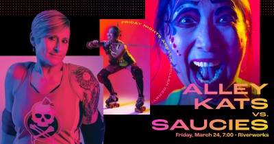 Queen City Roller Derby: Saucies vs Alley Kats