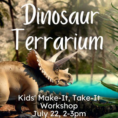 Dinosaur Terrarium Workshop for Kids!