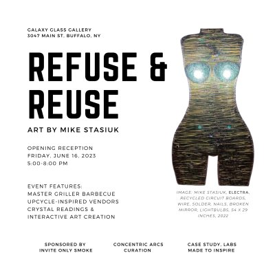 Opening Reception: Refuse & Reuse,  Art by Mike Stasiuk