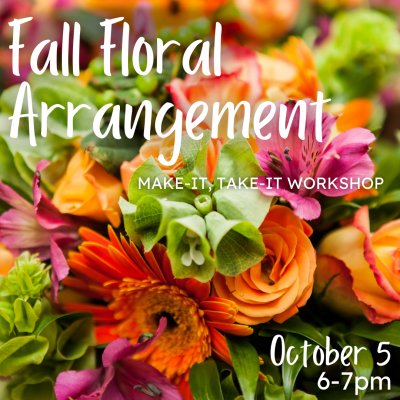Fall Floral Arrangement at Buffalo & Erie County Botanical Gardens — Oct 5, 2023