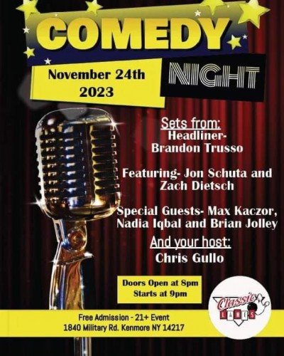 Comedy Night at Classic Lanes at Classic Lanes — Nov 24, 2023