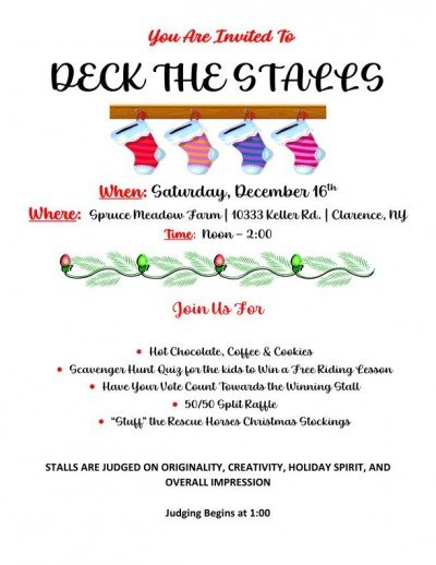 Deck the Stalls at Spruce Meadow Farm — Dec 16, 2023