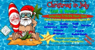 Christmas in July Craft & Vendor Fair at Polish Falcons Society of Depew — Jul 13, 2024
