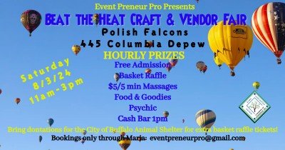 Beat the Heat Craft & Vendor Fair at Polish Falcons Society of Depew — Aug 3, 2024