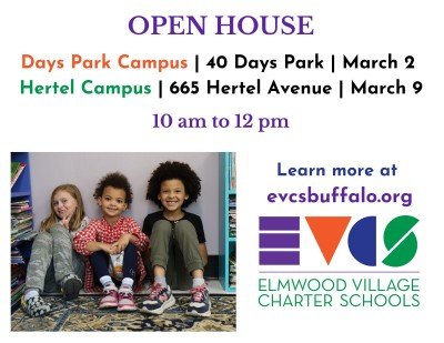 Open House: Elmwood Village Charter Schools - Days Park