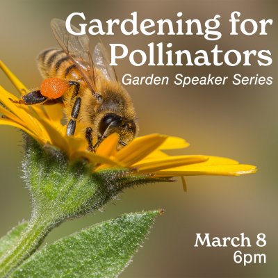 Garden Speaker Series - Gardening for Pollinators at Buffalo & Erie County Botanical Gardens — Apr 18, 2024