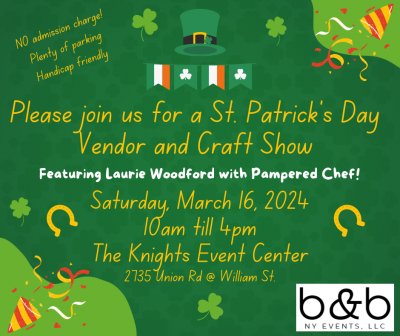 Vendor and Craft Show with the Easter Bunny at The Knights Event Center — Mar 16, 2024