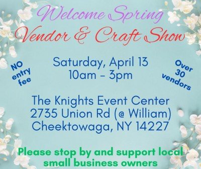 Spring Vendor and Craft Show at The Knights Event Center — Apr 13, 2024