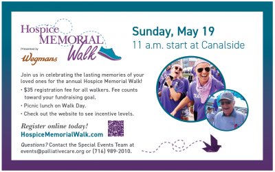 Hospice Memorial Walk 2024 at Canalside Buffalo — May 19, 2024